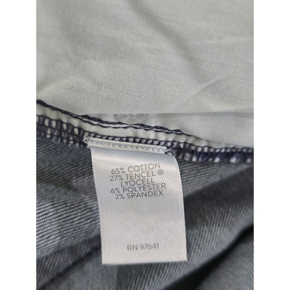 J.Jill Denim Authentic Fit Slim Ankle Jeans Womens Size 18 Blue Stretch Mid Rise - Picture 9 of 11